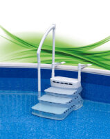 Einbautreppe Komfort mit Handlauf für Pools von 1,2...