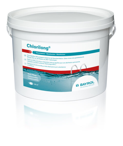 Chlorilong 200g Chlortabletten im Eimer 3 Kg