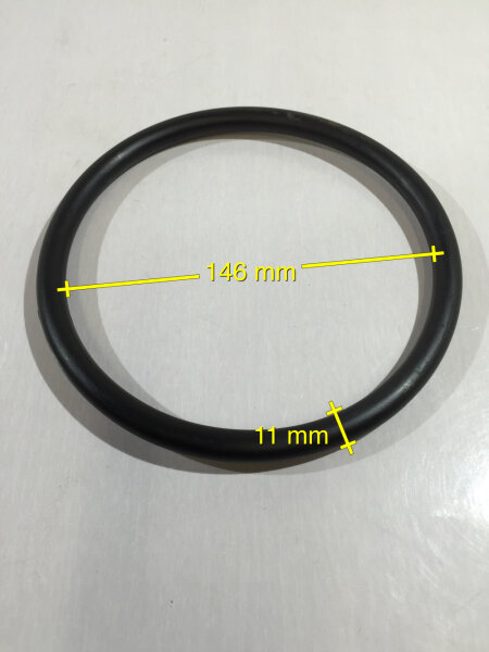 O-Ring zwischen 7-Wege-Ventil/Kessel 146mm Durchmesser 11mm Stark