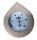 Sauna-Hygrometer, Holz Tropfenform