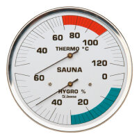 Finnsa Sauna-Hygrotherm 130 mm, -Klassik-