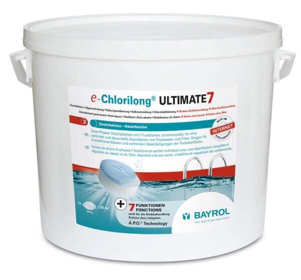Chlorilong ®  ULTIMATE 7  10.2kg –  mit Clorodor Control® Kapsel