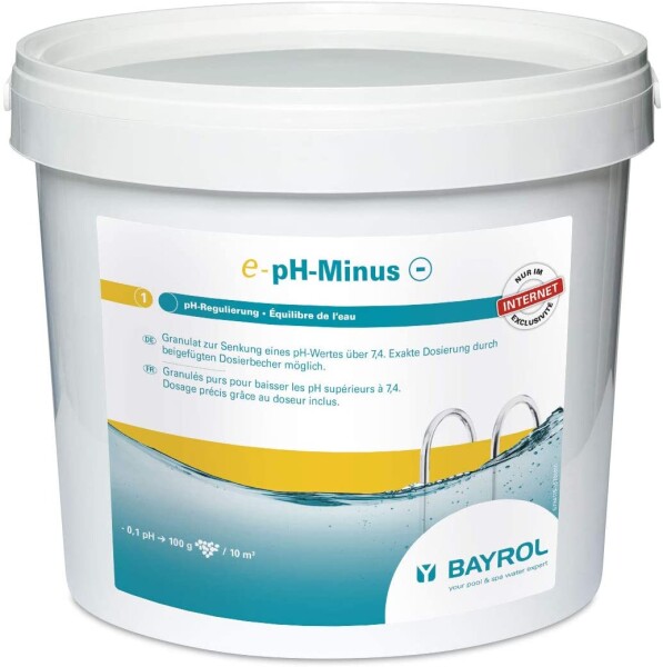 e-pH-Minus 6Kg Granulat im Eimer
